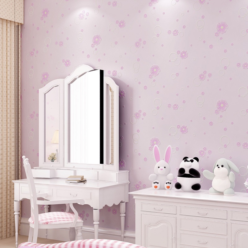 Sticker Dán Tường Họa Tiết Dập Nổi 3D Đơn Giản Hiện Đại Trang Trí Phòng Ngủ