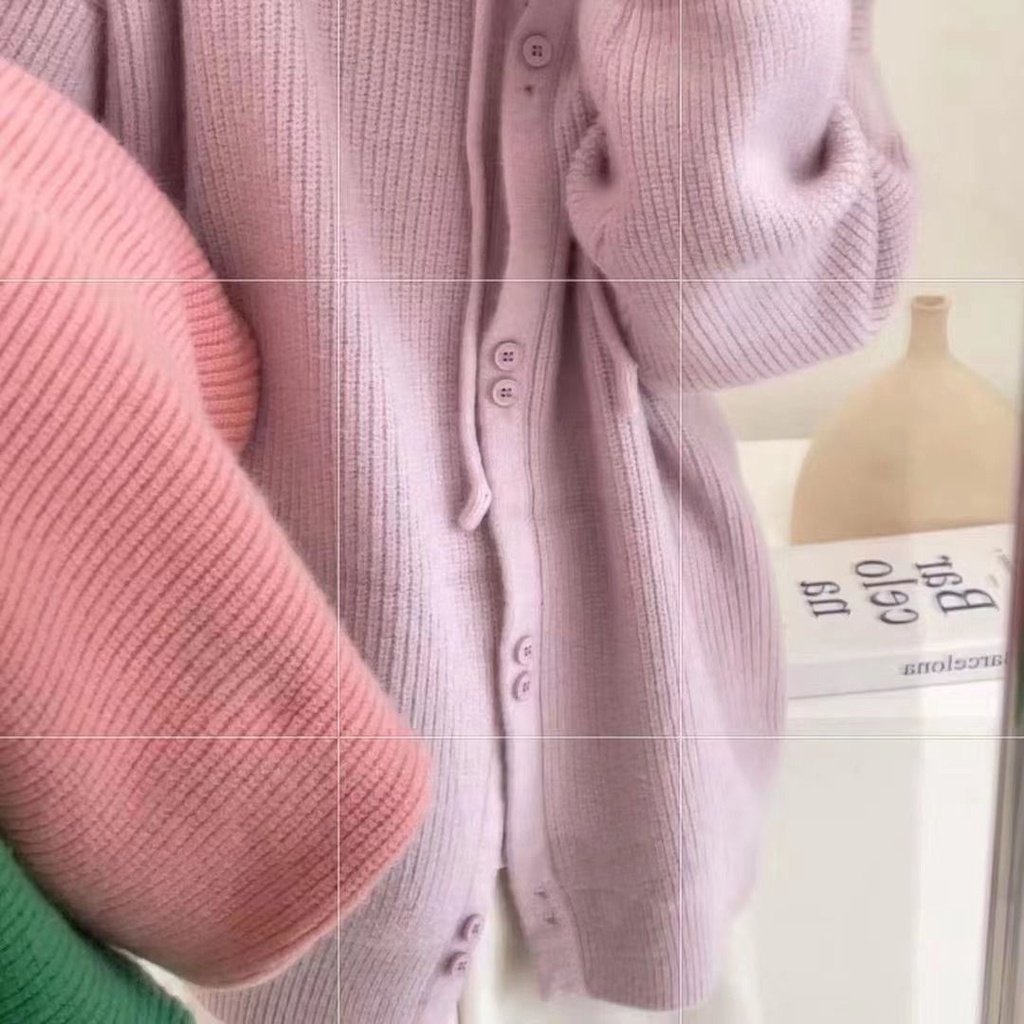 Áo Khoác Cardigan Có Mũ Trùm Thiết Kế Mới Thời Trang Mùa Thu Theo Phong Cách Hàn Quốc Cho Nữ