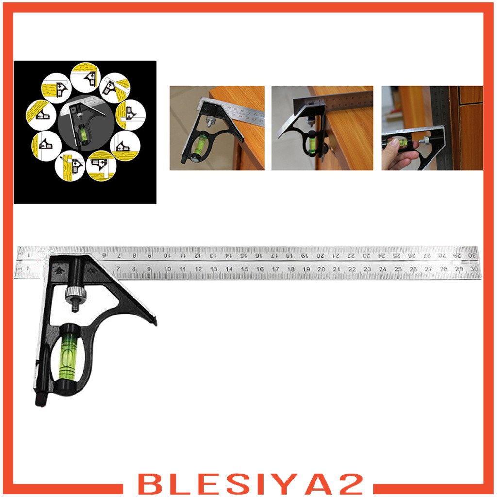 Thước Đo Kỹ Thuật Bằng Thép Không Gỉ 300mm 12 &quot;Blesiya2