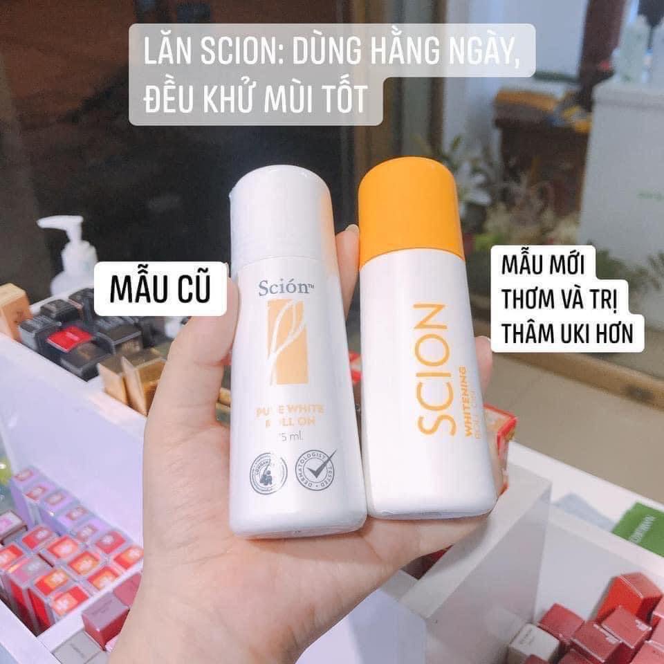 Lăn khử mùi Scion Nuskin pure white roll on 75ML dứt điểm hôi nách , thâm nách (hàng chính hãng)