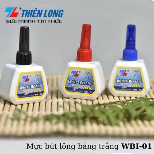 Bút Dạ Bảng Trắng Thiên Long WB-03, WB-02/ Mực Bút Bảng Trắng Màu Xanh, Đen, Đỏ