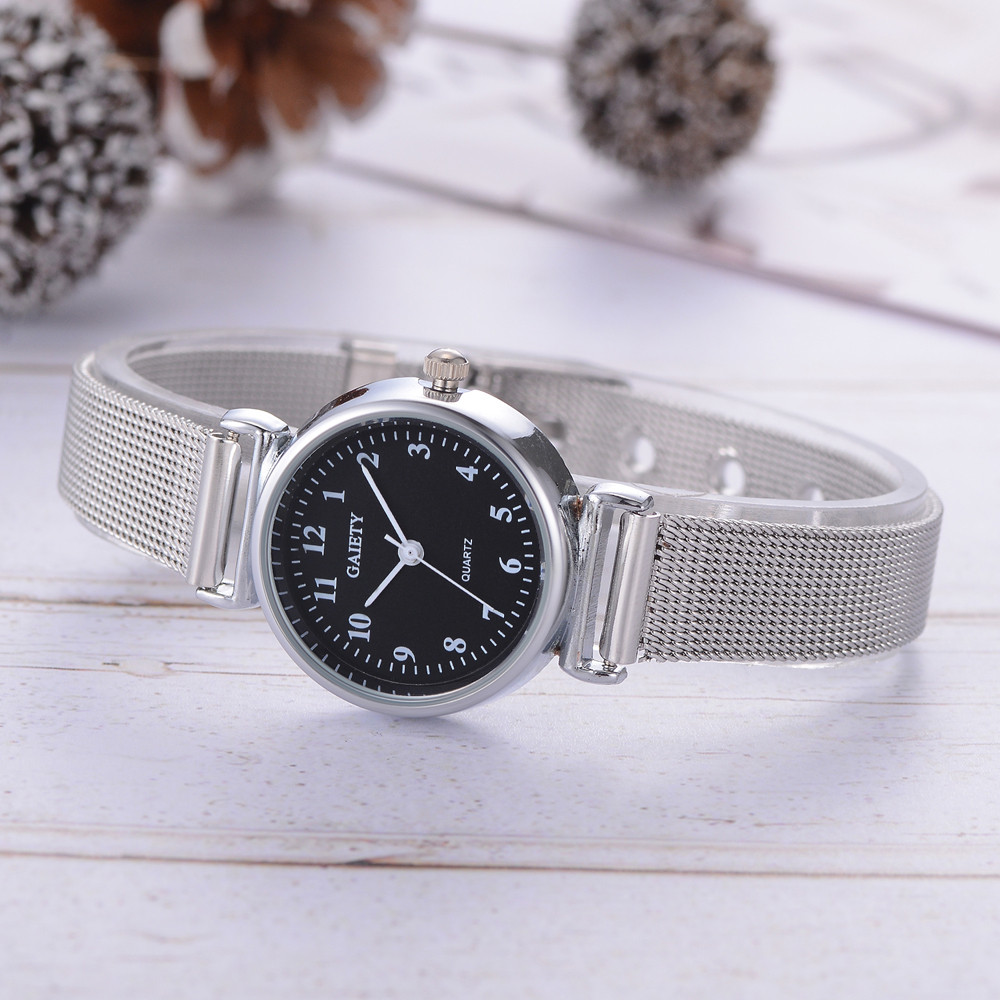 Women's Casual Quartz Mesh Belt Watch Analog Wrist Watch