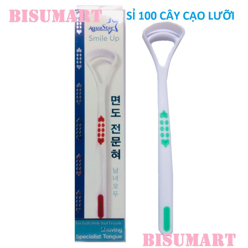 Combo 4 Cây Cạo lưỡi AquaStar Công nghệ Hàn Quốc