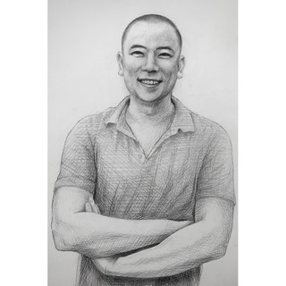 Tranh chì đen chân dung (A3,4,5)
