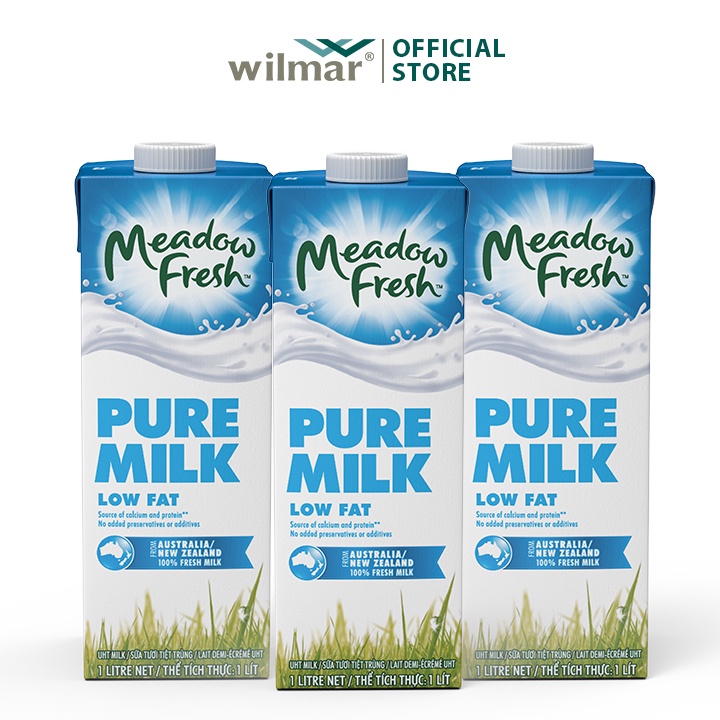 [SenXanh Emart] Sữa tươi tiệt trùng ít béo nhãn hiệu Meadow Fresh 1L nhập khẩu Australia date mới nhất