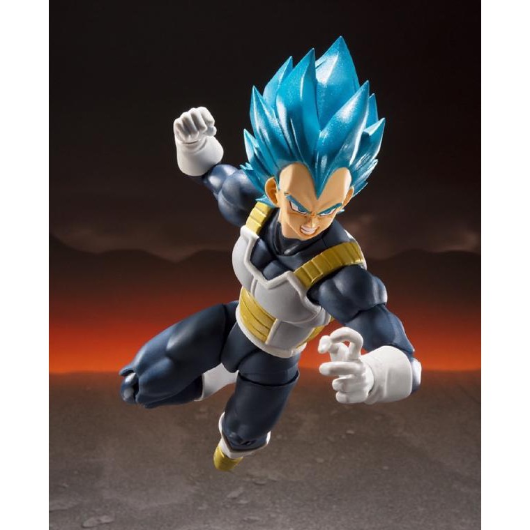 [HÀNG CÓ SẴN-XẢ HÀNG TĂNG DOANH SỐ] MÔ HÌNH KHỚP CỬ ĐỘNG SUPER SAIYAN GOD VEGETA SHF DRAGON BALL SUPER THẦN CAO 15CM