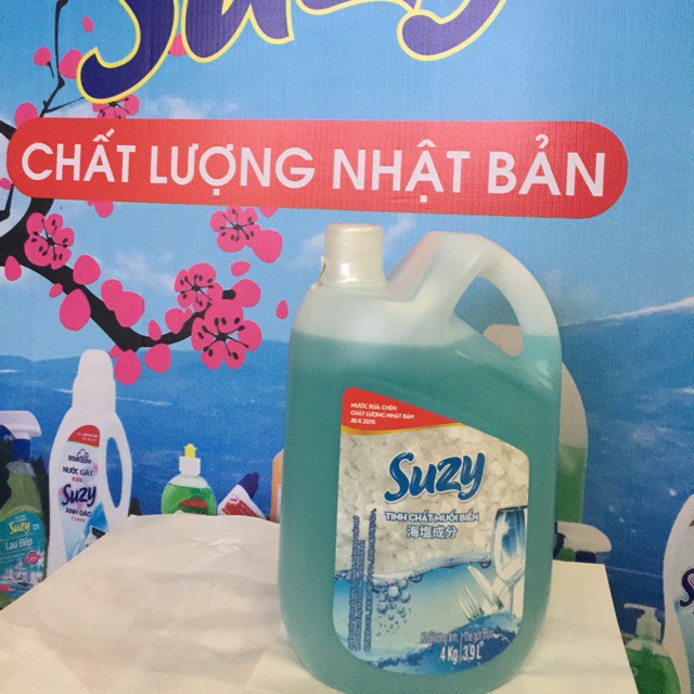 [Chính Hãng ] Nước Rửa Chén Bát SUZY Can 4kg Chất Lượng Nhật Bản.