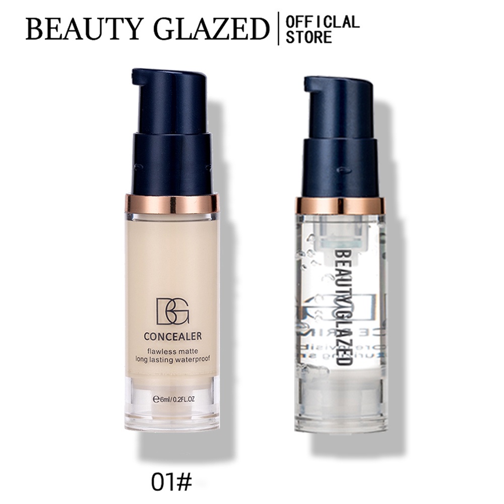 [Hàng mới về] Set 2 Kem Lót + Kem Che Khuyết Điểm Beauty Glazed Chống Thấm Nước