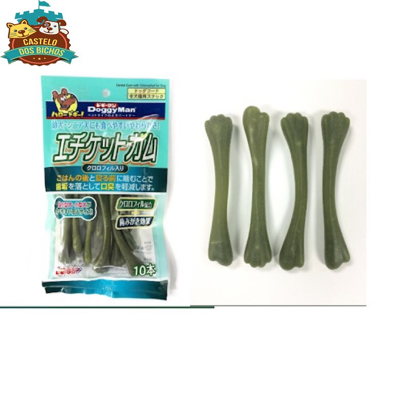 Bánh thưởng xương xanh sạch răng thơm miệng cho chó [Doggy Man] 80080