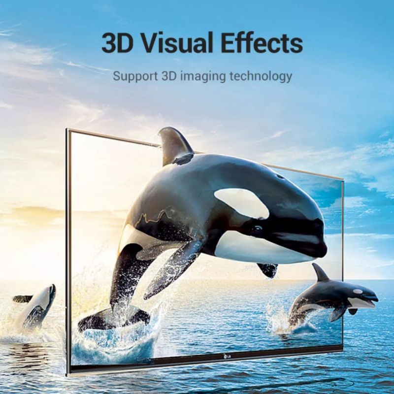 Dây cáp Gaming DisplayPort 1.4 Vention 8K 60Hz 4K 144Hz 2K 165Hz 32.4Gbps cho PC Laptop chuyên Game Tuấn Hà Store