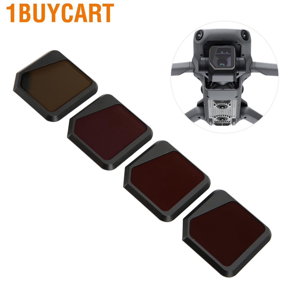 1buycart Junestar 4 in 1 NDPL Lens Filter Kit with CPL ND8 ND18 ND32 ND64 for DJI Mavic 3
