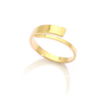 Nhẫn Ngón Trỏ Cho Nữ Kiểu Hở Cá Tính Chất Liệu Titan Không Đen Không Ngứa Bilyshop TT 2617