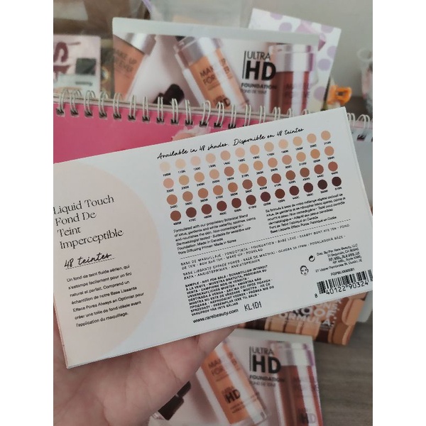 Sample Set 6 Màu Kem Nền Serum Đẹp Tự Nhiên Rạng Rỡ Rare Beauty Liquid Touch Foundation