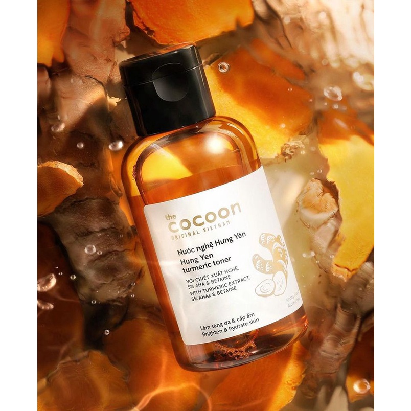 Nước nghệ Hưng Yên Cocoon - Hung Yen Turmeric Toner (140mL)