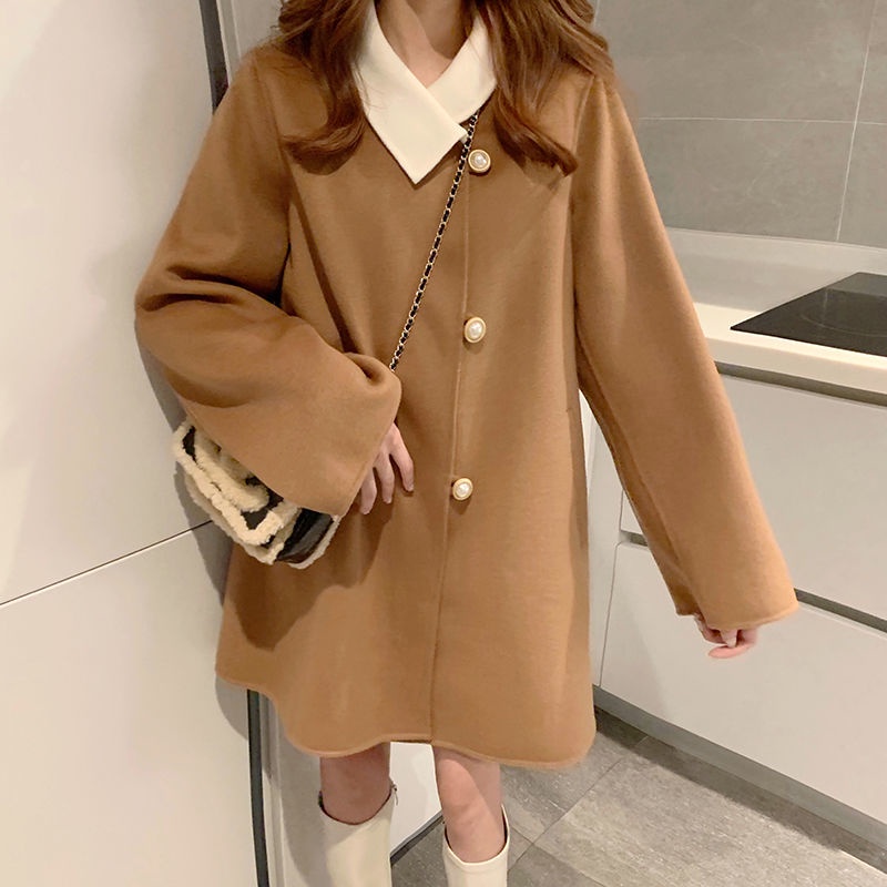 Áo khoác dáng rộng thời trang mùa đông cho nữ | BigBuy360 - bigbuy360.vn