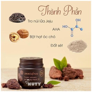 Mặt nạ đất sét tro núi lửa innissfree