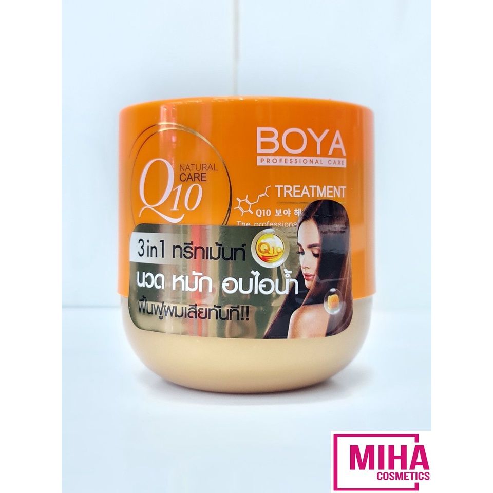 Kem Ủ Tóc Phục Hồi Hư Tổn BOYA Q10 Boya Treatment 500g Thái Lan