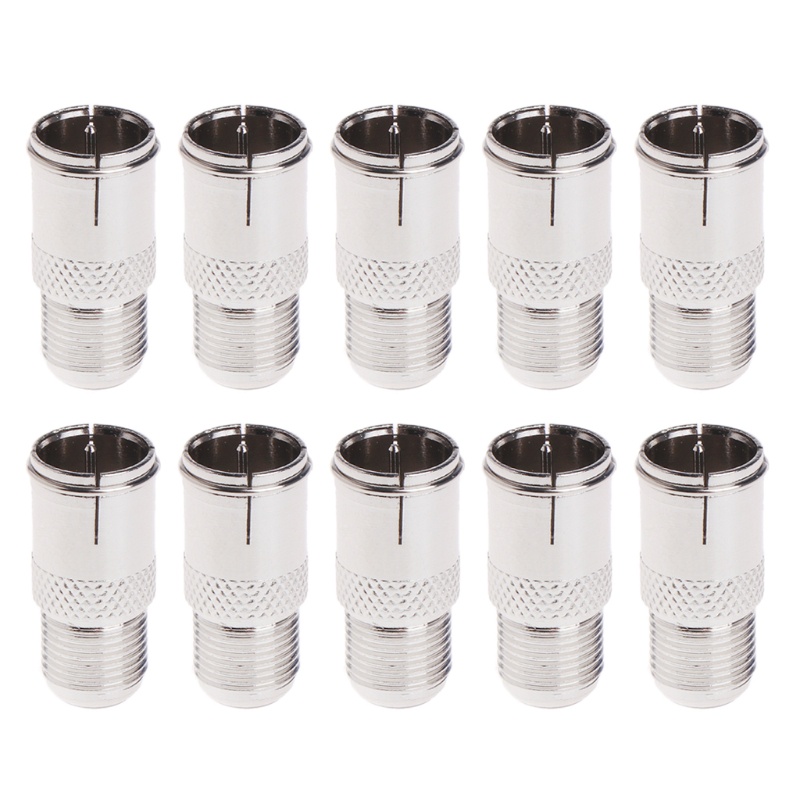 Set 10 Đầu Nối F Male Sang Female Tiện Dụng