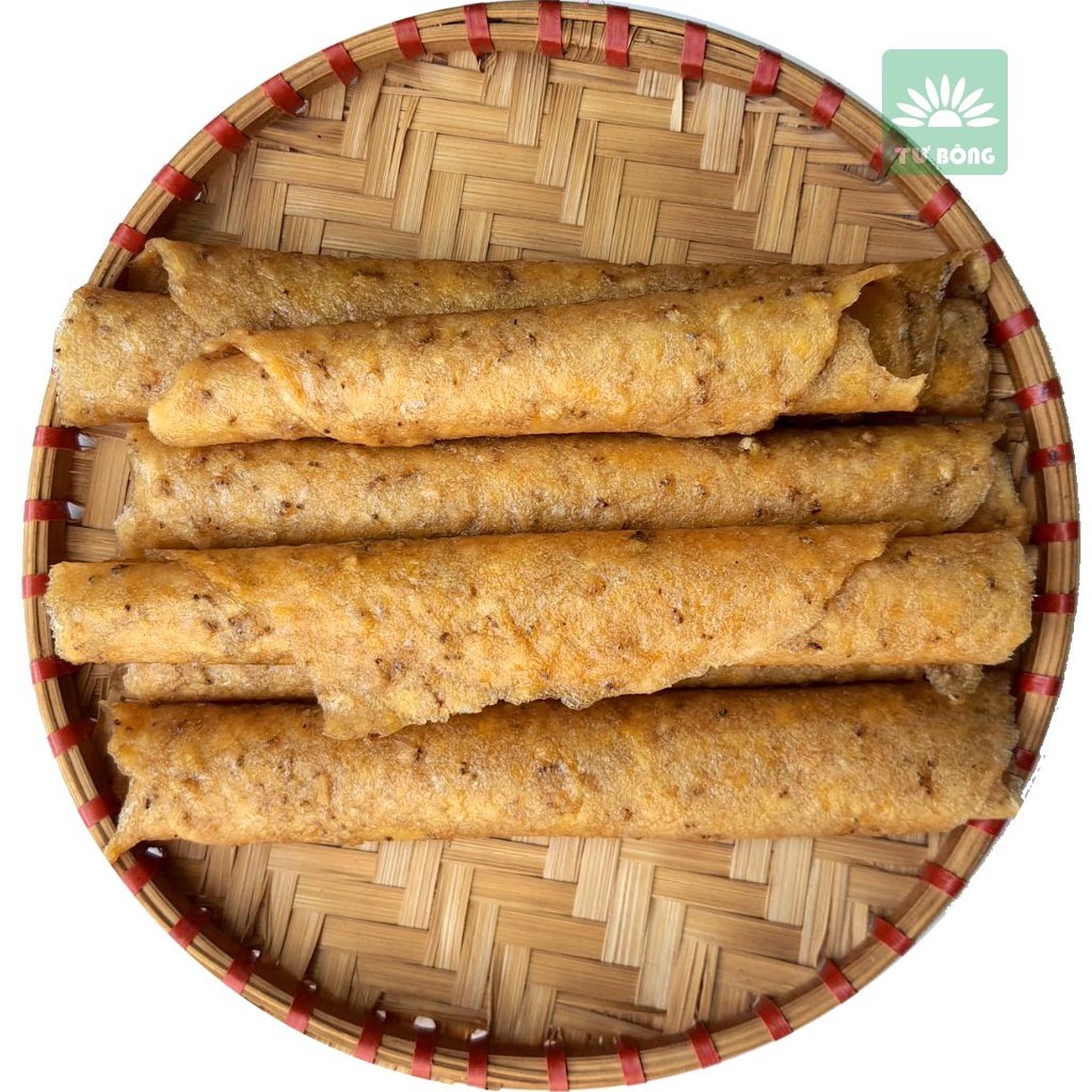Chuối ép miếng mỏng tròn Tư Bông 500g - 1kg