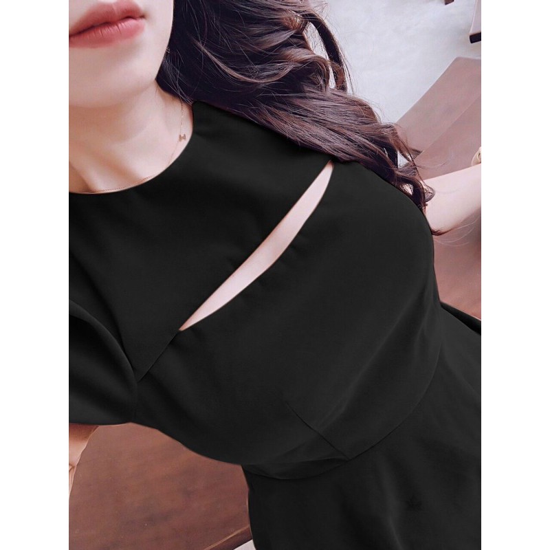 Đầm xoè khoét ngực #bigsize 60=>90kg | BigBuy360 - bigbuy360.vn
