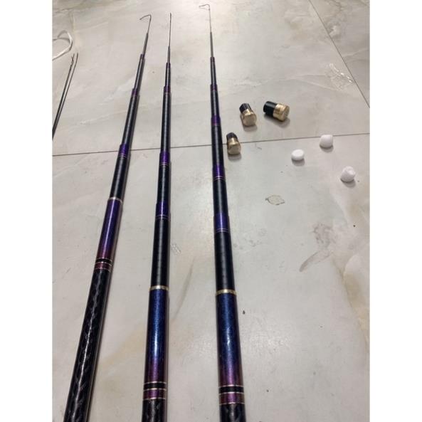 Cần câu tay 5H dài 8m1 chiến long hãng 3260 cần tải cá lên tới 18kg y hình