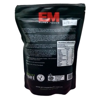 Hạt Chia Đen Hữu Cơ 500gr
