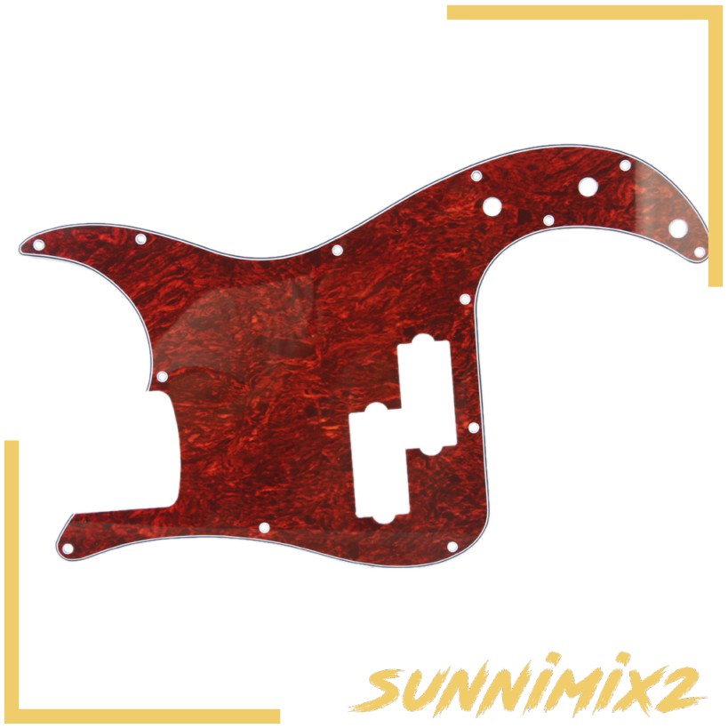 Vỏ BọC ĐàN Guitar Bass PB 3 Ply 13 Lỗ MàU Đỏ Sunnimix2 ChốNg TrầY Xước