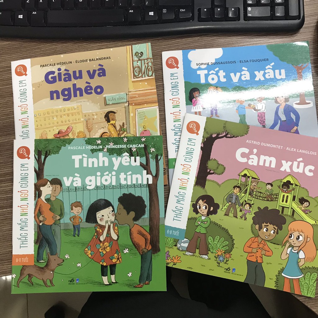 Sách - Combo Thắc mắc nhỏ, Ngỏ cùng em ( bộ 7 quyển ) - có mã lẻ