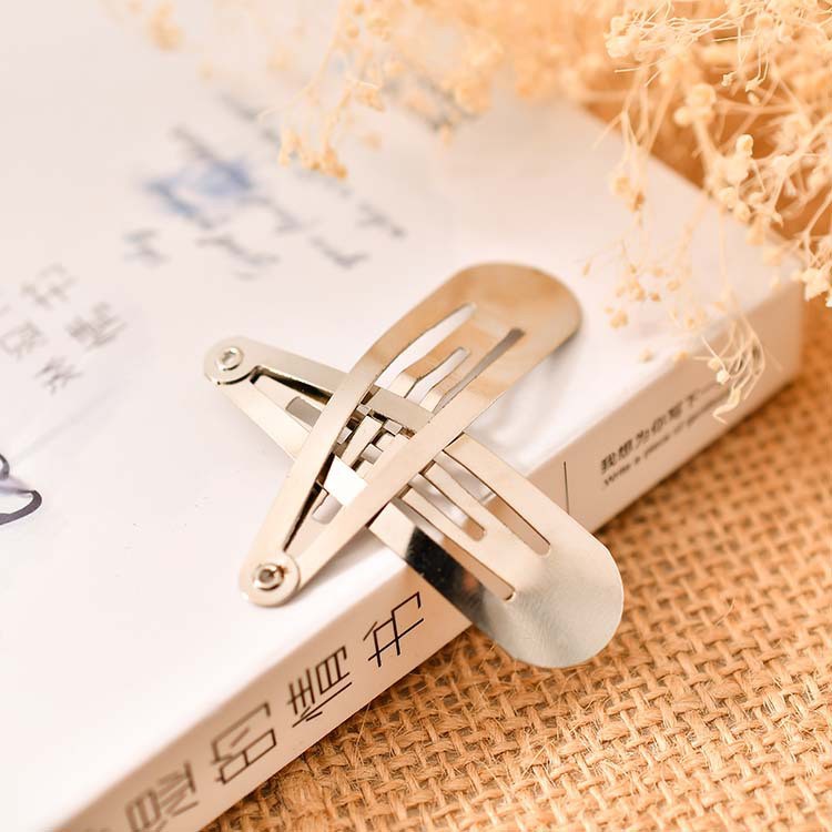 Set 20 Kẹp Tóc Kim Loại Hình Giọt Nước Thời Trang