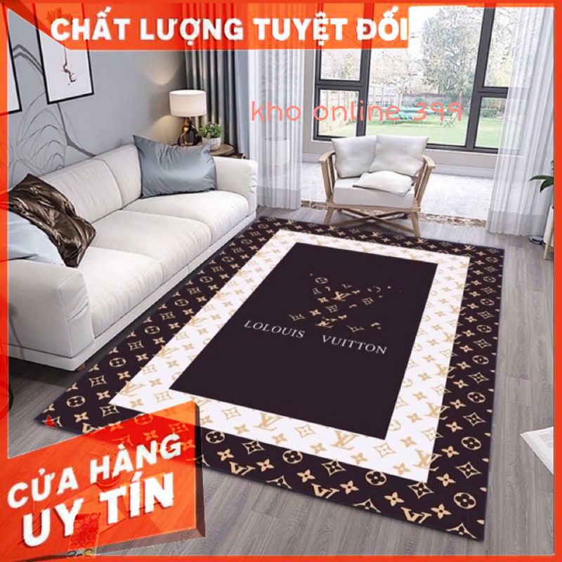 RẺ VÔ ĐỊCH  Thảm trải sàn bali 5D mẫu lv, thảm trải sàn bali 5D mẫu thương hiệu 1m6x2m3 và 2mx3m, trang trí nhà cửa