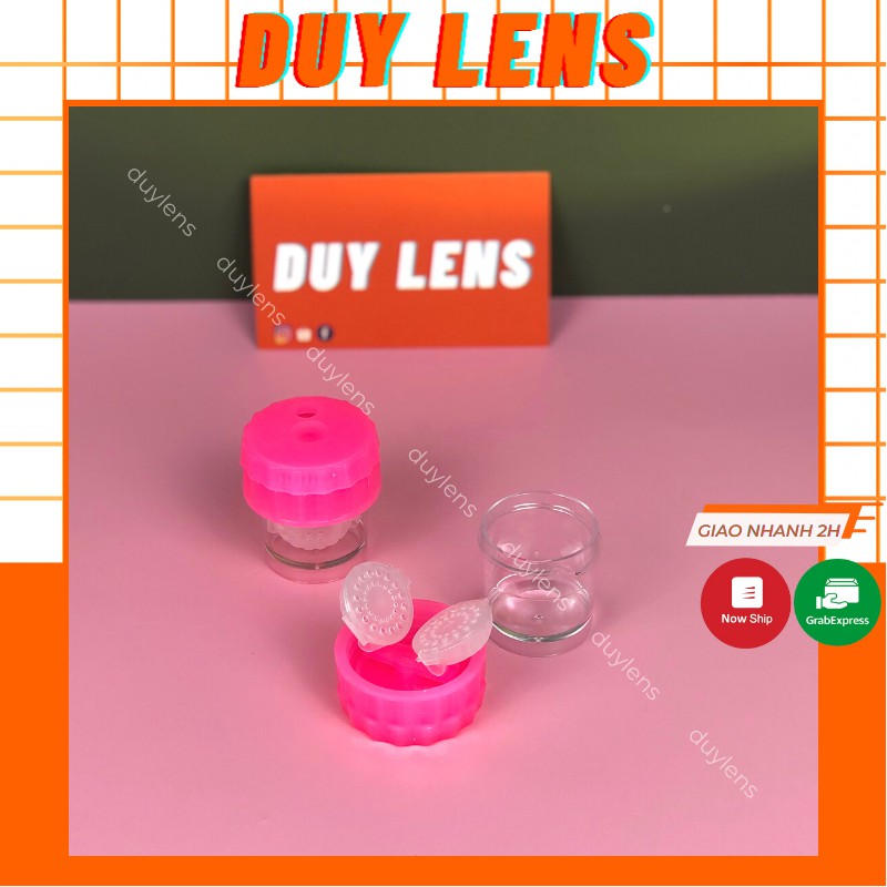 cốc rửa lens mắt ngâm kính áp tròng bằng tay Hàn Quốc DUYLENS