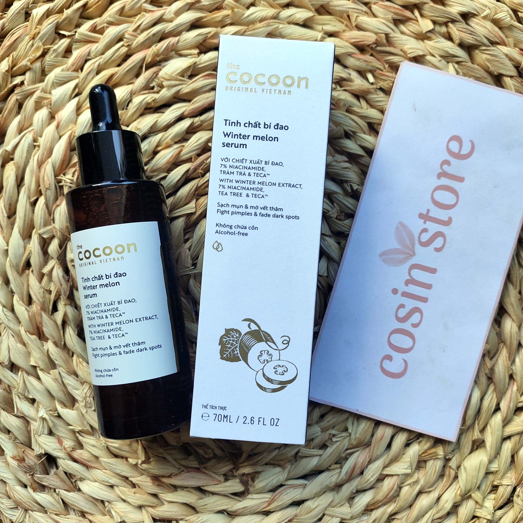 Serum Tinh chất bí đao 70ml Cocoon kiểm soát bã nhờn Cosin Store