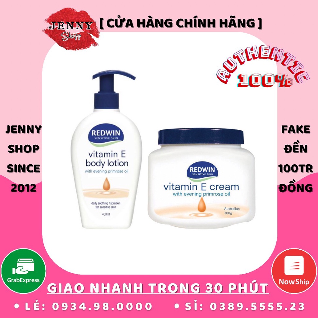 Sữa Dưỡng Thể Redwin Vitamin E Body Lotion