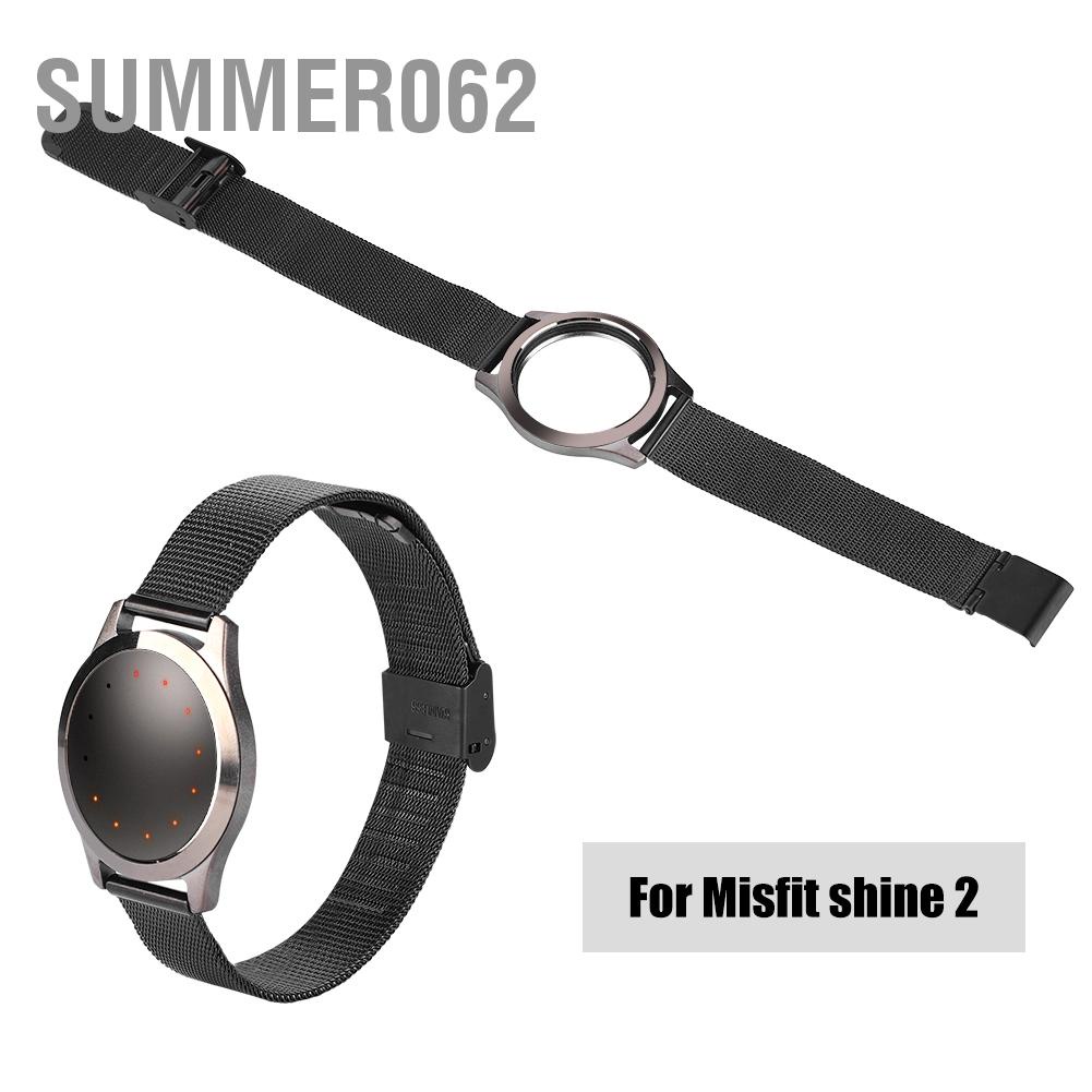 Dây đeo cổ tay bằng thép Vòng thay thế Màn hình thể dục khi ngủ cho Misfit Shine 2
