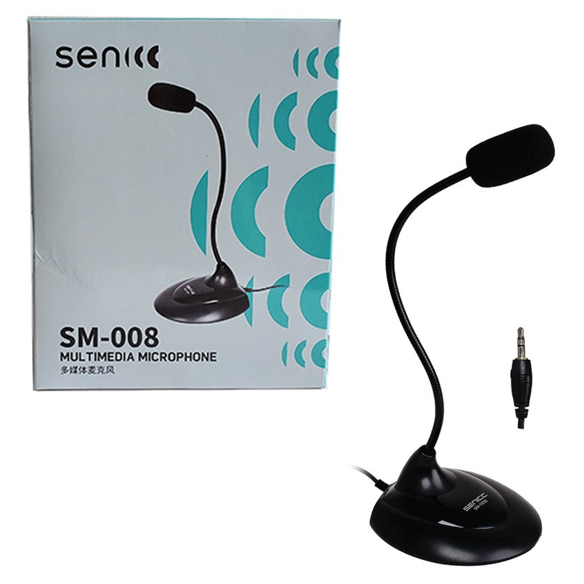 Microphone Senicc SM-008 dùng cho máy tính PC, Laptop