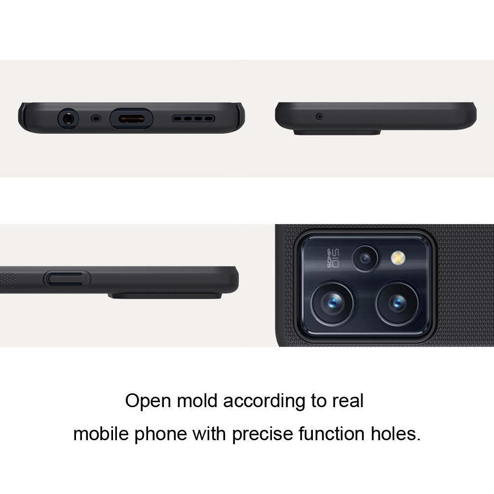Ốp Điện Thoại Nillkin PC Cứng Siêu Mỏng Mặt Nhám Chống Sốc/Dấu Vân Tay Cho Realme 9 Pro+ / 9 Pro Plus / Realme 9 4G