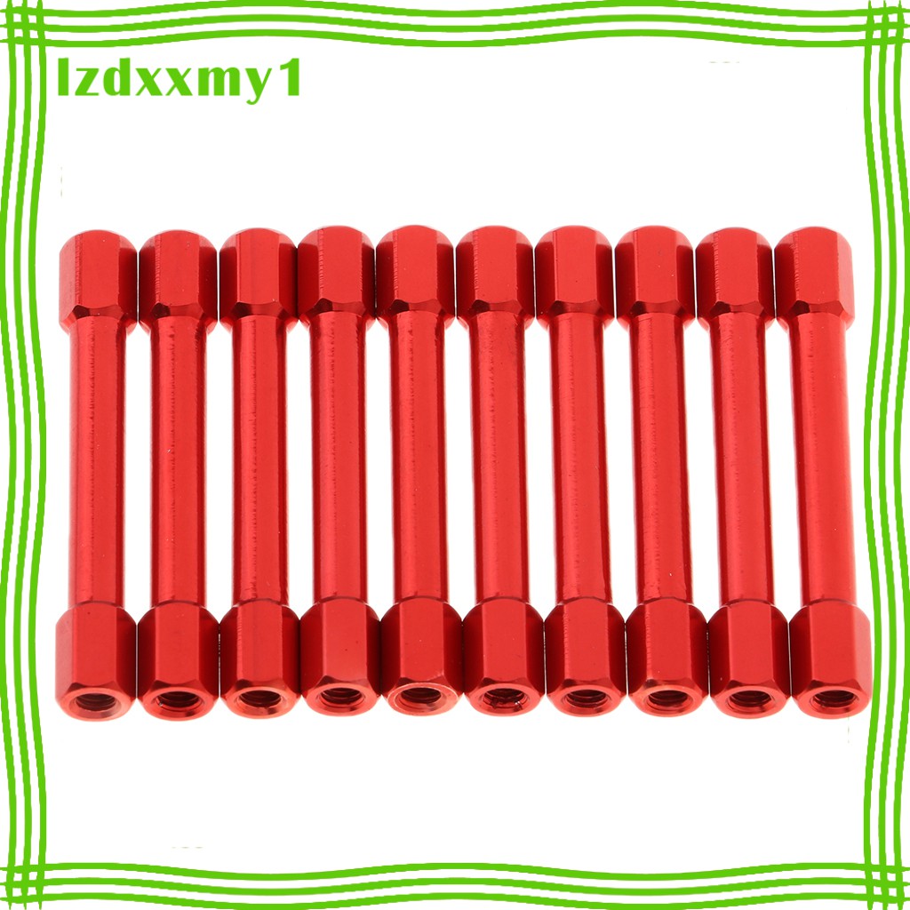 Set 10 Cột Nhôm M3 Màu Đỏ Cho Máy Bay Điều Khiển Từ Xa FPV