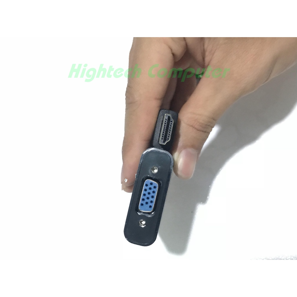 Dây cáp chuyển đổi HDMI sang VGA - Đen, đầu mạ vàng - BH 1T