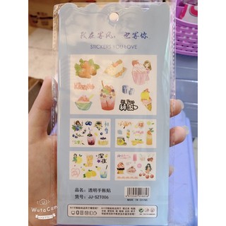 SET STICKER HÌNH DÁN CUTE
