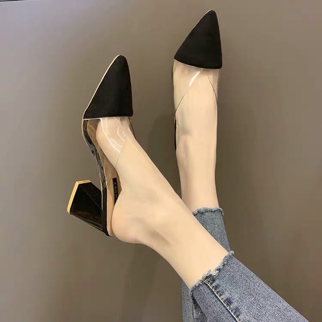Sục da trong đế 7cm(ảnh thật)