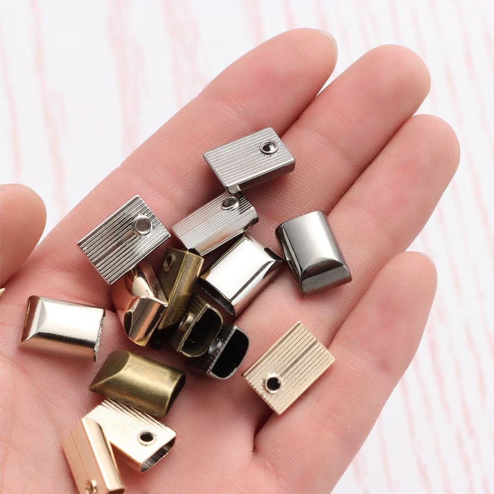 Bộ 10 Nút Kim Loại Chặn Dây Kéo DIY Cho Túi Da