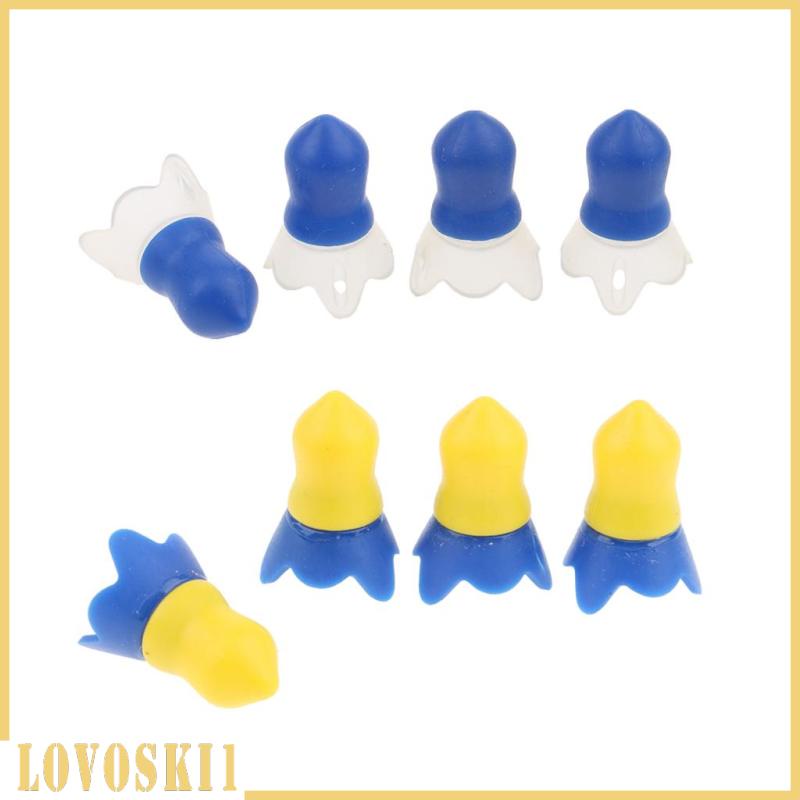 2 Cặp Nút Bịt Tai Giảm Áp Lực Không Khí Bằng Silicon Hình Máy Bay Bảo Vệ Tai