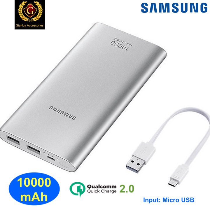 Pin sạc dự phòng Samsung EBP1100 10000mAh sạc nhanh AFC &amp; QC 2.0