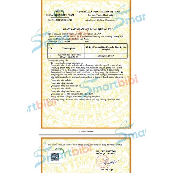 Siro kẽm Chelate hữu cơ cho bé - Smartbibi Zinc hỗ trợ tăng đề kháng, cải thiện biếng ăn, chậm lớn ở trẻ thiếu kẽm
