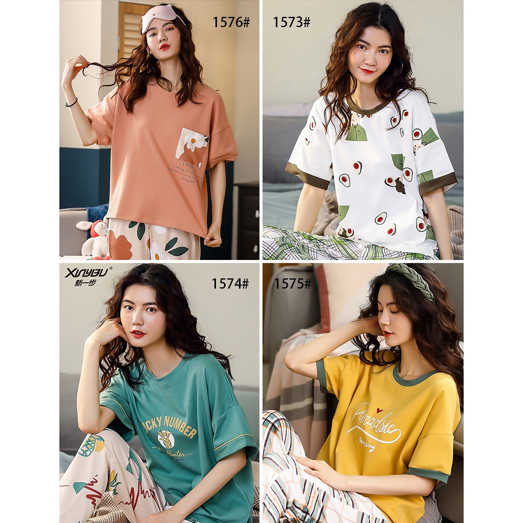 Đầm Ngủ Cotton Ngắn Tay Dáng Rộng Xinh Xắn Cho Nữ | BigBuy360 - bigbuy360.vn