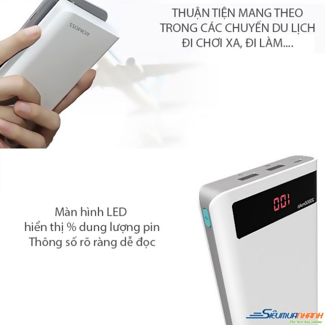 Pin Sạc Dự Phòng ROMOSS SENSE 6P 20000mAh