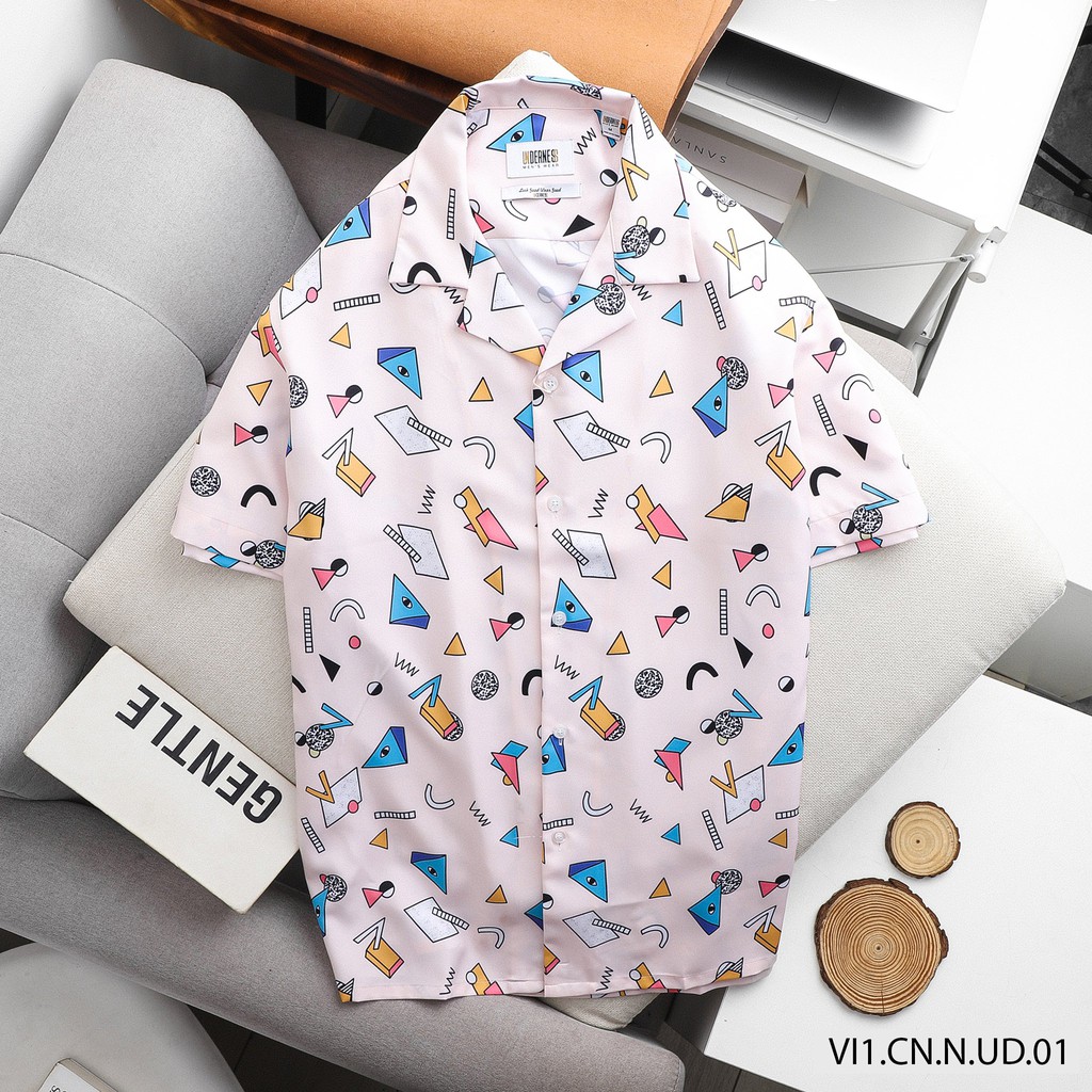 Áo sơ mi tay ngắn họa tiết DICYDE VI1.CN.N.UD.01 cao cấp | BigBuy360 - bigbuy360.vn