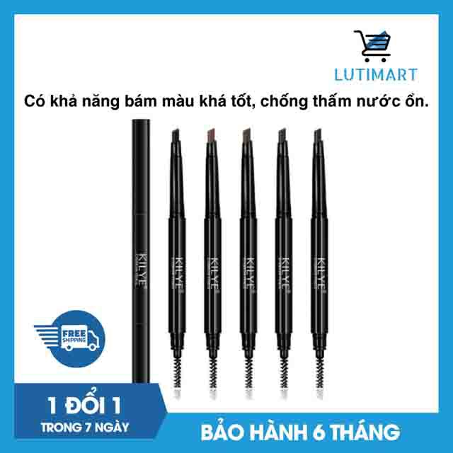 Chì kẻ chân mày 2 đầu, Chì kẻ chân mày lâu trôi KILYE, không thấm nước. | BigBuy360 - bigbuy360.vn