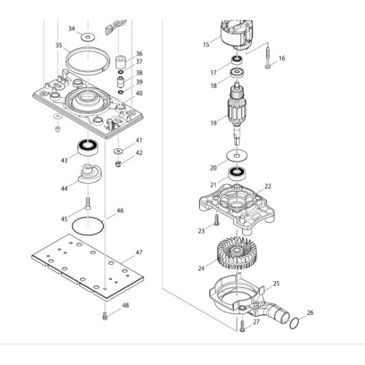 Tấm lót máy chà nhám BO3710 / 140441-9