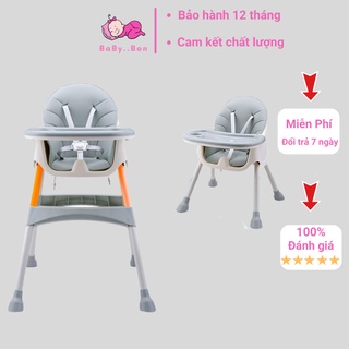 Ghế Ăn Dặm Cho bé Dễ Dàng Gấp Gọn Và Thay Đổi Chiều Cao Theo Ý Muốn - Full Phụ Kiện - BabyBon